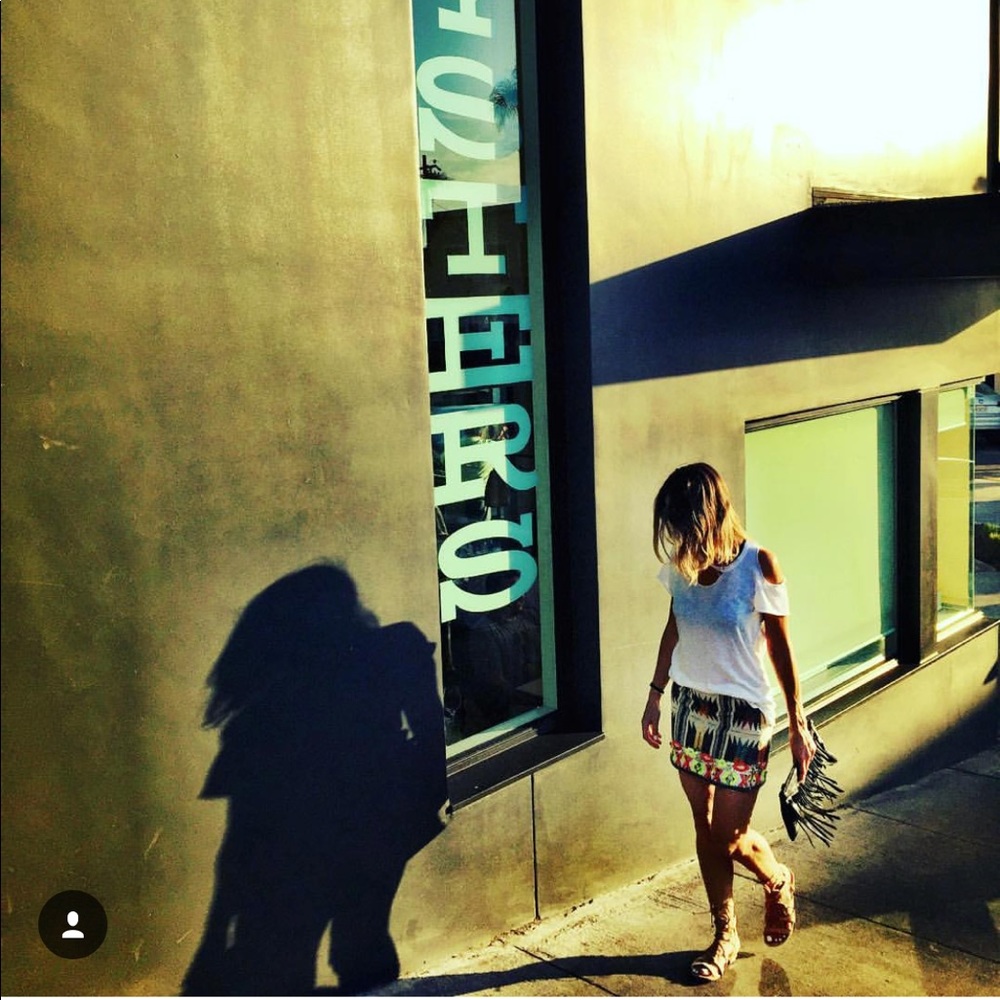 Essentiel (designer) beaded mini skirt